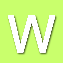 Letter W